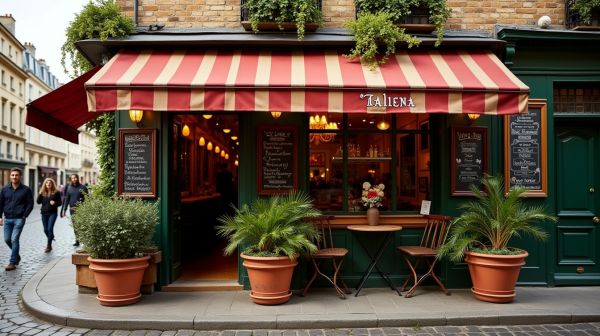 Un restaurant italien au cœur de Paris 18e, magnifique et chaleureux